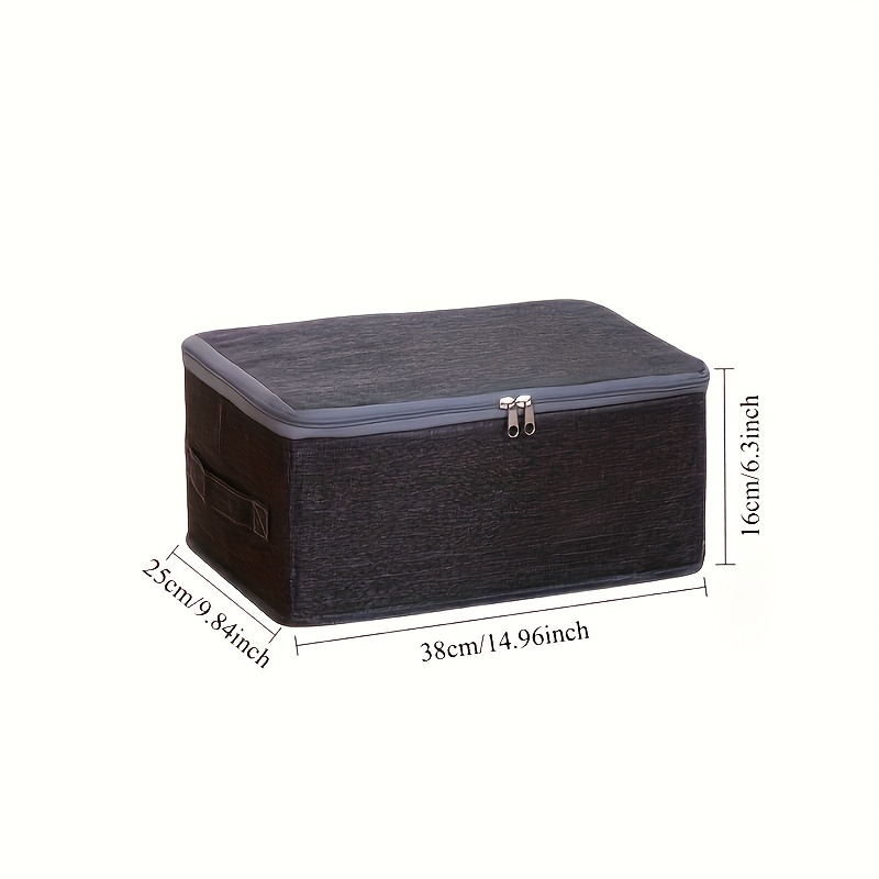 ZGV 4pcs Stackable Under-Bed Storage Boxes