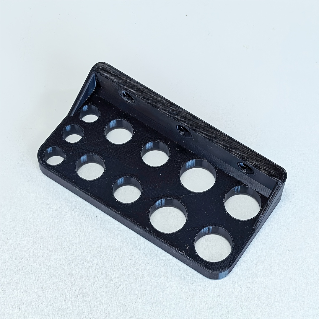Image of 3d Printed Ratcheting Wrench Extension Bar Holder, Plastic Wall-mounted Tool Organizer For Garage Storage Of 1/2", 3/8", 1/4" Extension Bars, , Multiple Colors