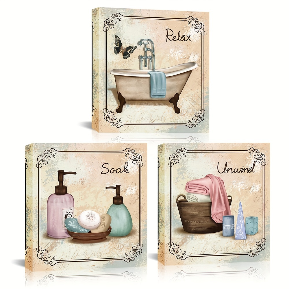 

- Spa & Art - Decor For Bathroom, -