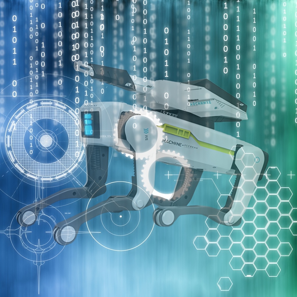 Imagen de Perro Robot Inteligente FACEGLE 🐶🤖 | Mascota Futurista para Peques y Tech Lovers