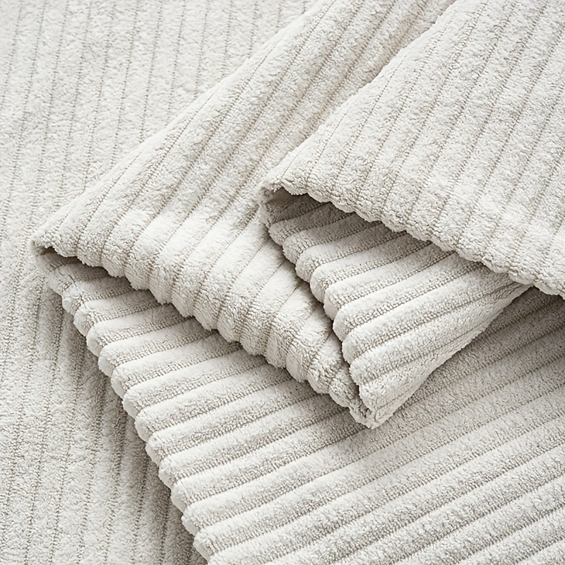 1pc Of Chenille Solid Color -lined Thick Handcraft Fabric, 148cm/58.27in X 91cm/35.83in, Fabric, Ideal For Handmade Crafts, Garment Sewing, Pillowcases, And Sofa Cover Decoration. Self- Diy Fabric