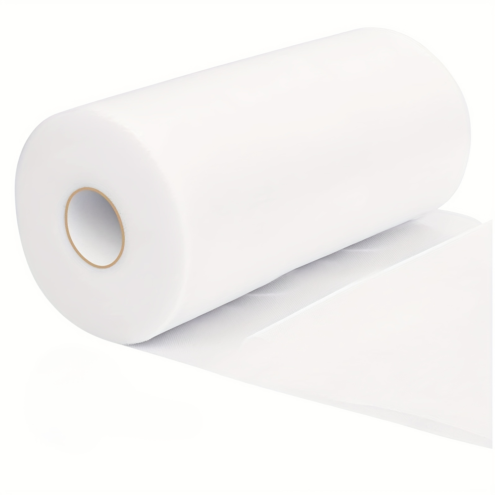 White Tulle Fabric Rolls 12 Inch By 100 Yards (300 Ft) Tulle Ribbon Netting Spool For Tutu Skirt Wedding Baby Shower Birthday Party Decorations Halloween Crafts Gift Wrapping