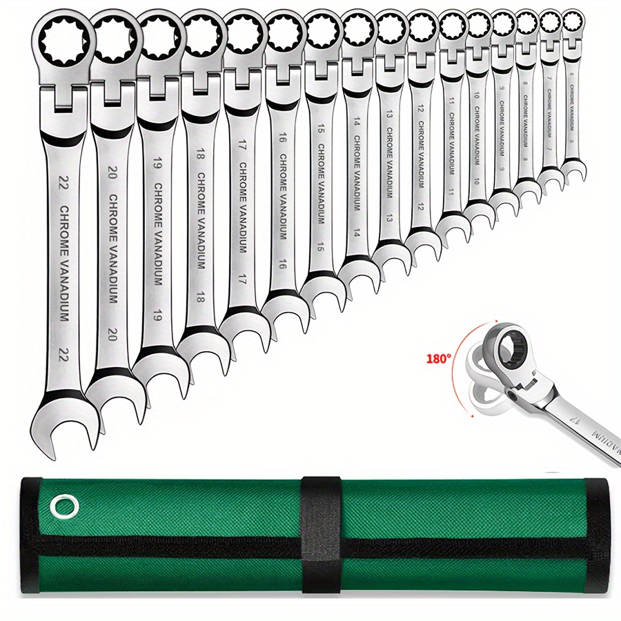 

Complete Adjustable Ratchet Wrench Set - Premium Steel, Torx Head For Industrial Use