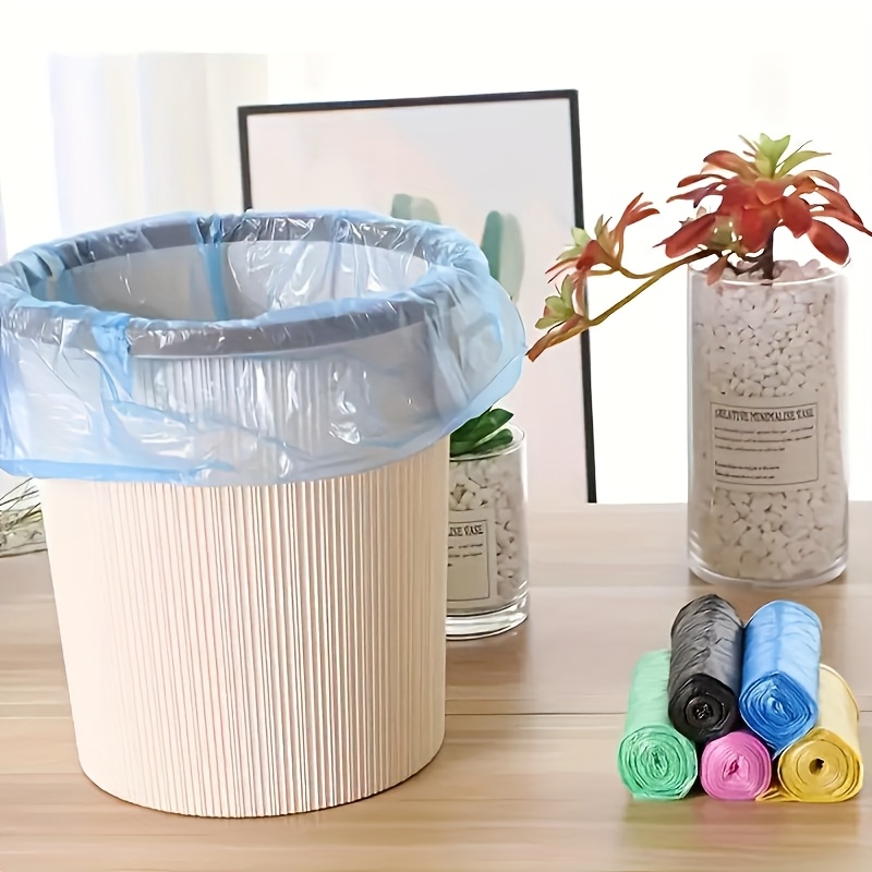 TEMU 5 Rolls (/roll) Heavy-duty Multicolor Plastic Trash Bags - Durable Disposable Bags With Color-coded System (colors ) Suitable For Home, Office,