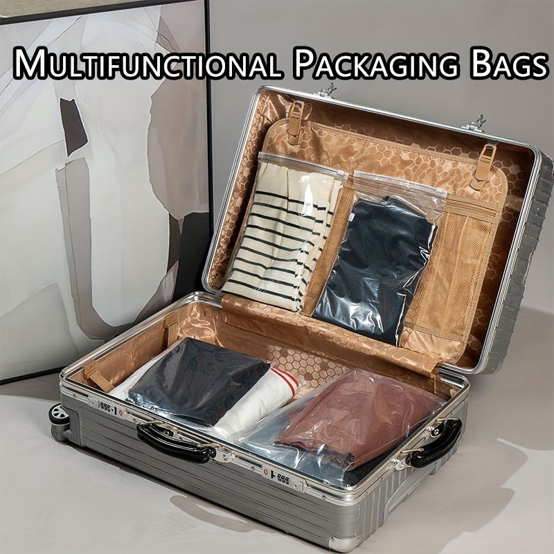 50pcs 20 multi size transparent plastic zipper bags double Temu