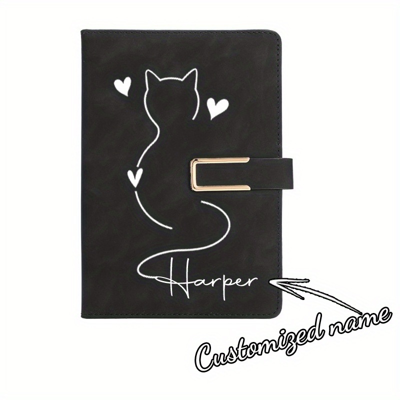 TEMU 1pc Custom 2d Name Notebook Very Suitable For Business Meetings And University Life Multifunctional Retro Business/work/office School Supplies