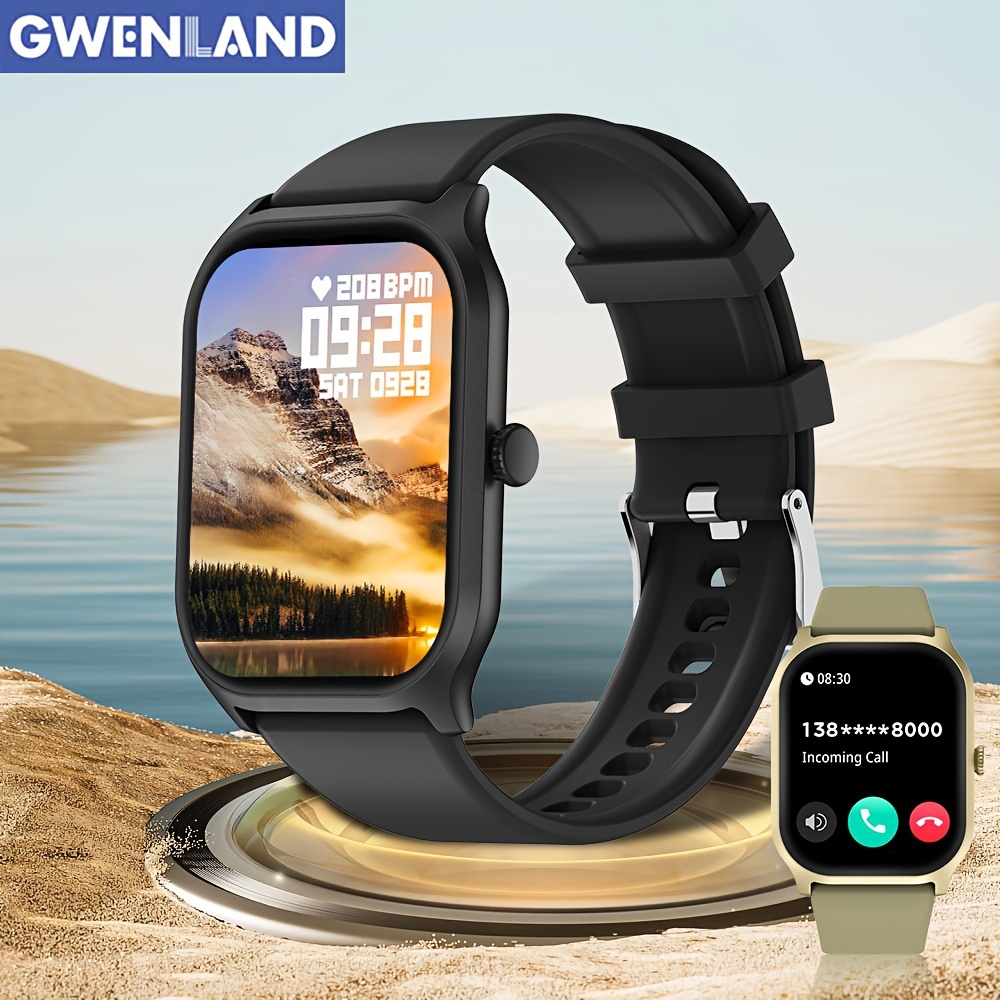 

Smartwatch 2.01'' 240*296 Pixel, Ip68 Waterproof Smart Watch For Android And Ios Fitness With Touch Color Screen Pedometer Sleep Monitor Remote Camera Music Control