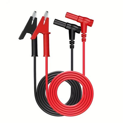 p1047 test leads right angle banana plug to fully insulated clips flexible copper wire cable pvc outer material