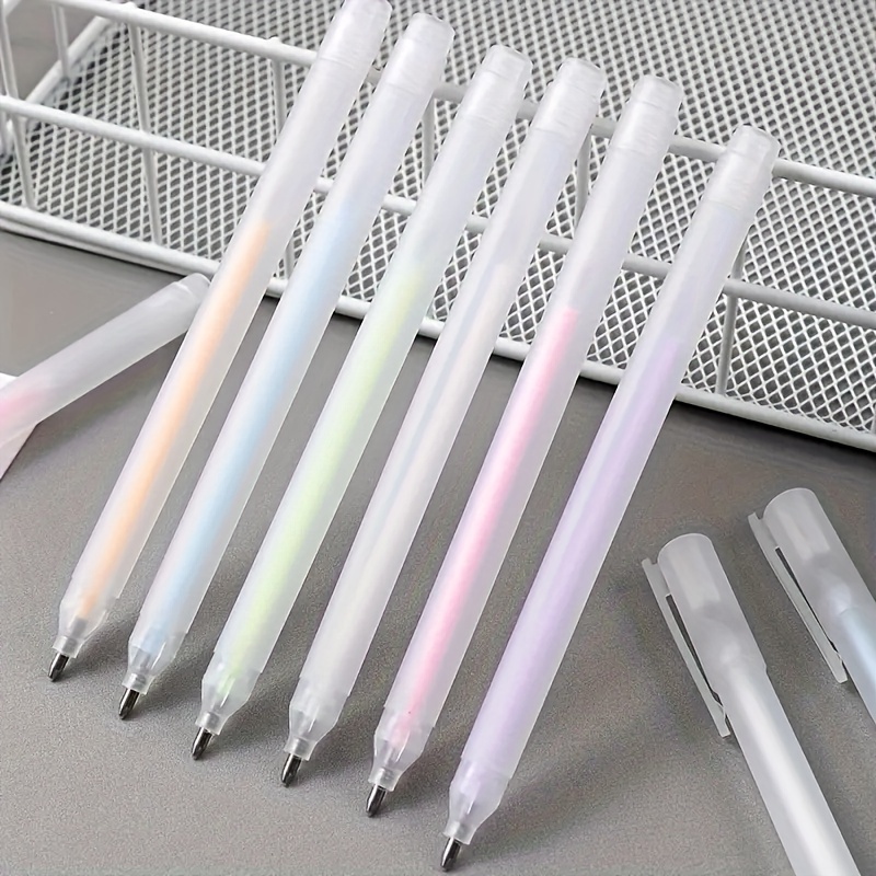 

2/7pcs Glue Pen Cute Handbook Adhesive Double-sided Use Of Fast Drying Bonding, Lightweight Design, Easy To Make And Record School Art Students Essential Office Supplies