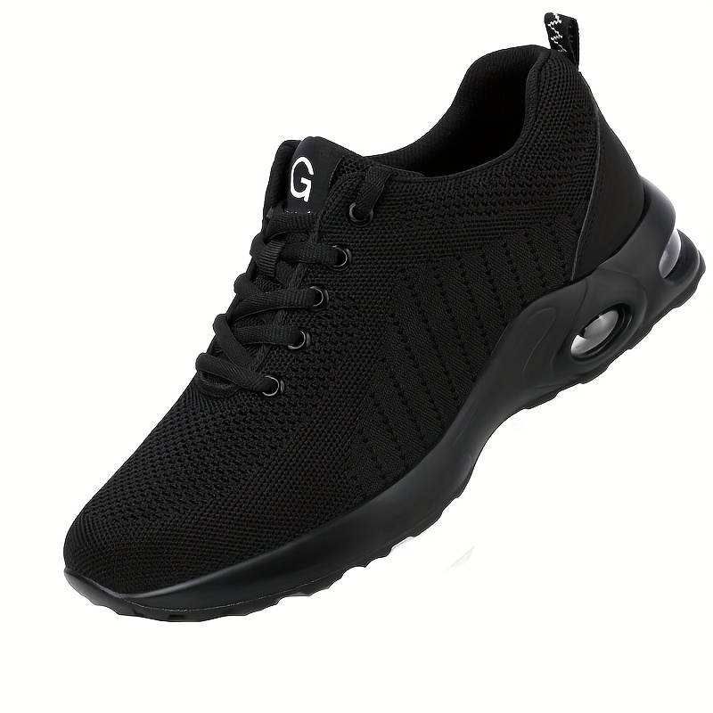 Trendy Men' Toe Work Shoes, Anti-puncture And Anti-crush Industrial Boots, Breathable And Durable Construction Shoes