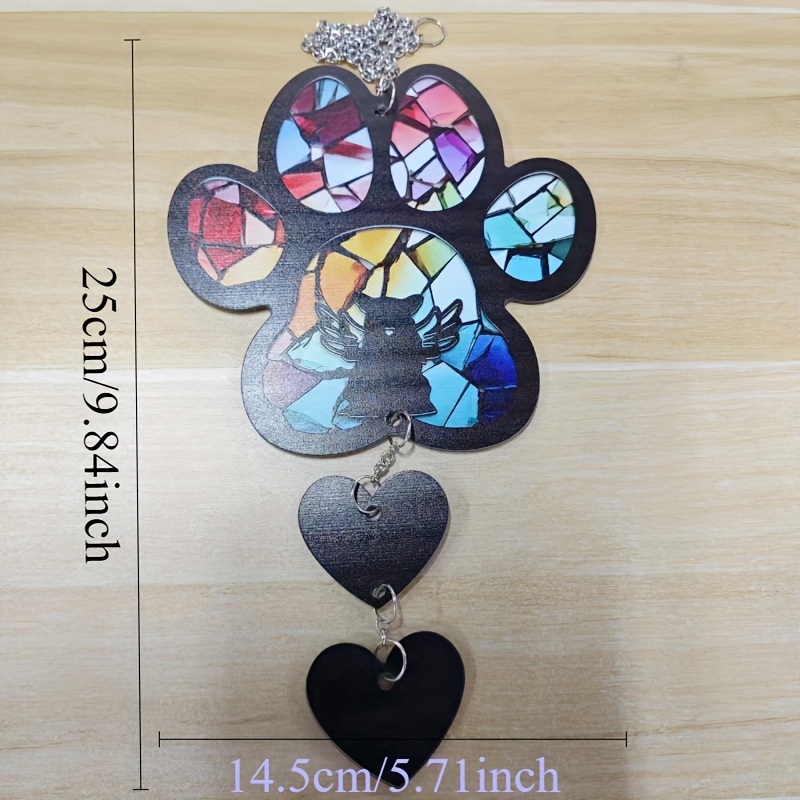 Image of [pet Commemorative Wind Chime] Pet Commemorative Sunshade Umbrella, Pet Commemorative Sunshade Hat, Sympathy Gift For Losing Dog, Dog Commemorative Gift, Pet Commemorative Decoration