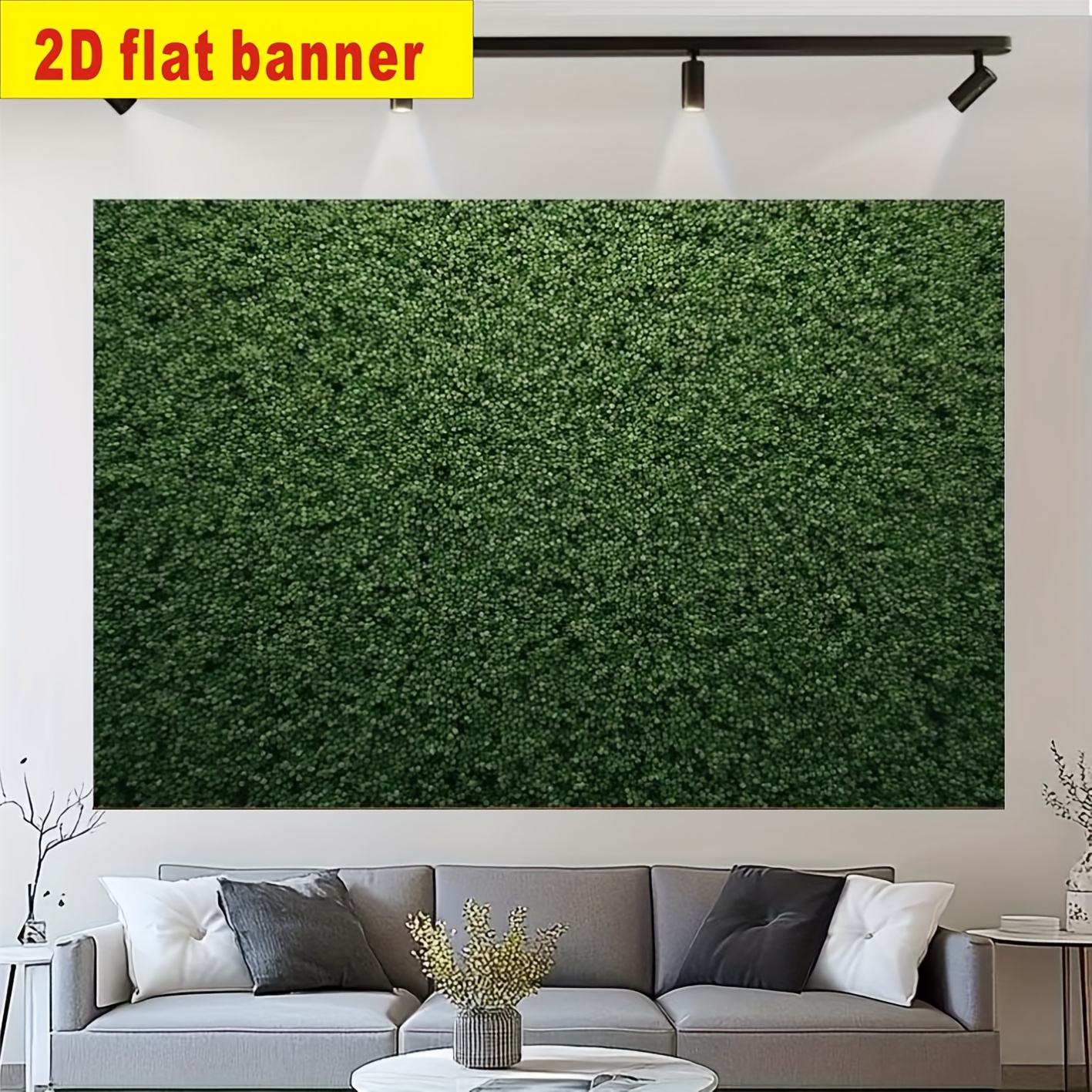 12 Stück Kunstrasen-Wandpaneele – PE-Material, UV-beständig, Einfach Montierbar Für DIY-Deko