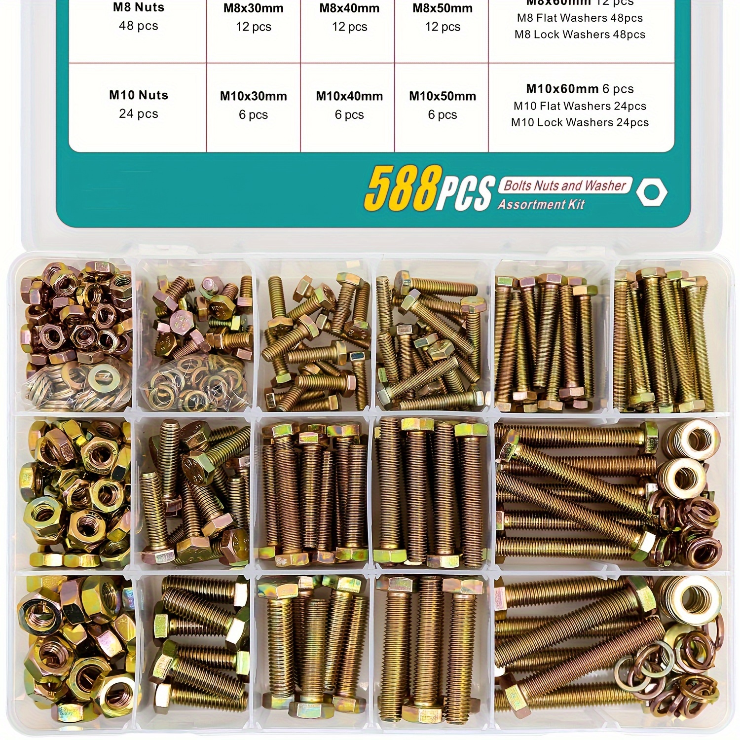 Dadi E Bulloni, Set Bulloni Esagonali - Bullone Esagonale M6 - Foto 5