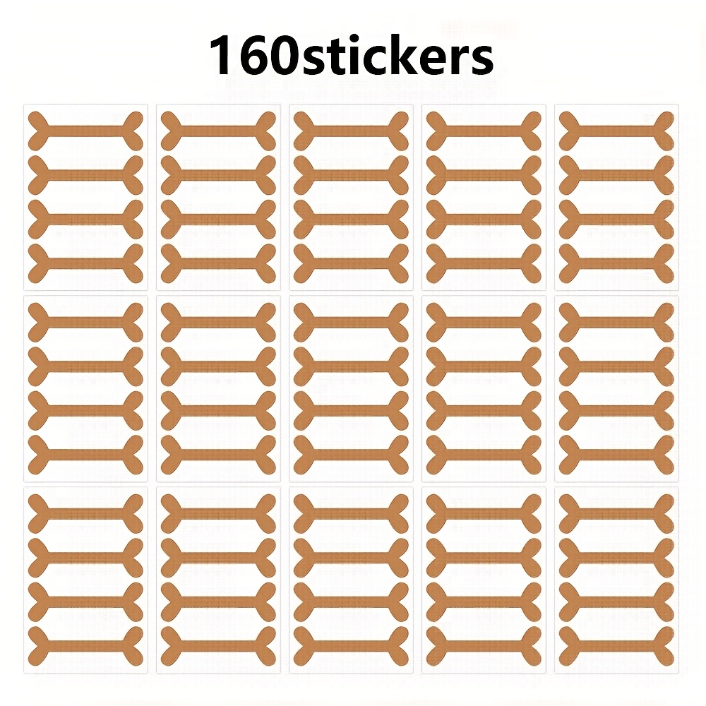 160stickers Nail , Toenail Stickers, Self-adhesive Elastic Stickers, Easy To Operate