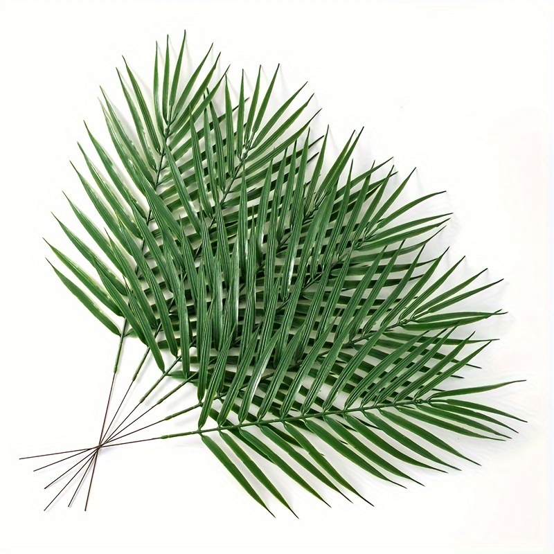 6 Large Artificial Palm Leaves