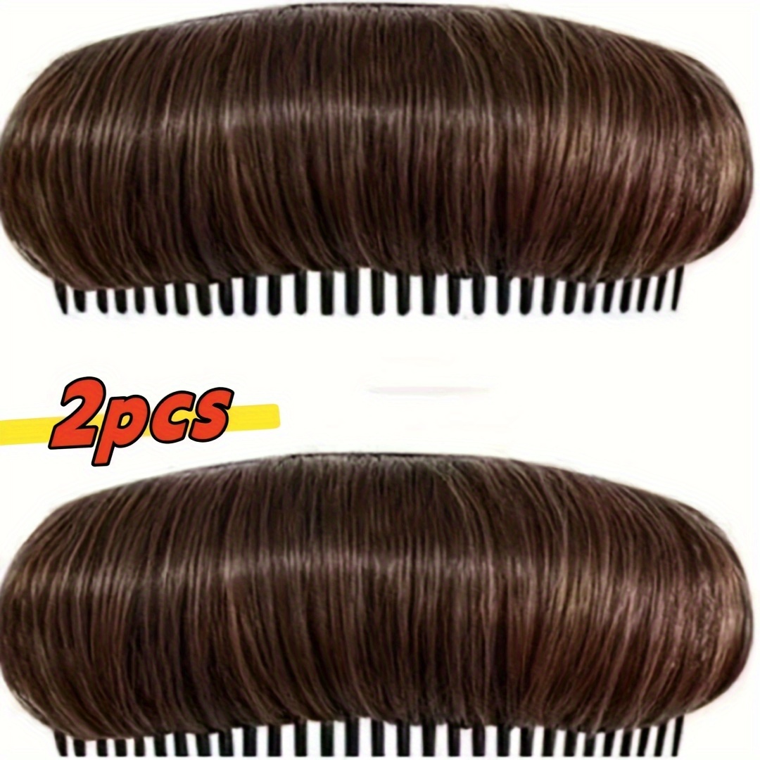 TEMU Set Of 2 Hair Volumizing Tools For Updo Buns, Hair Clip Accessory For Styling.