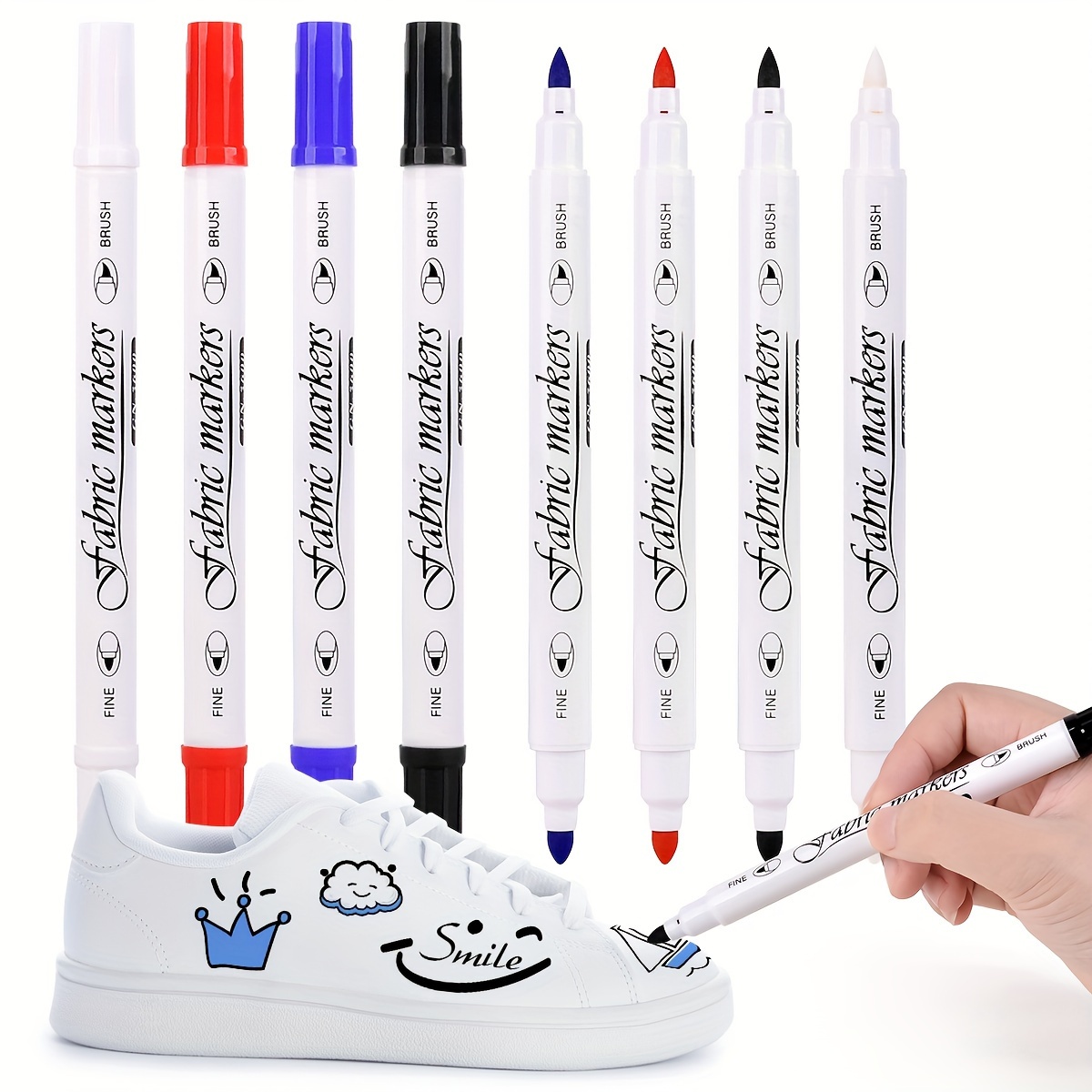 

4pcs -tip Markers, Pens For , , Shoes - For , Sketching &