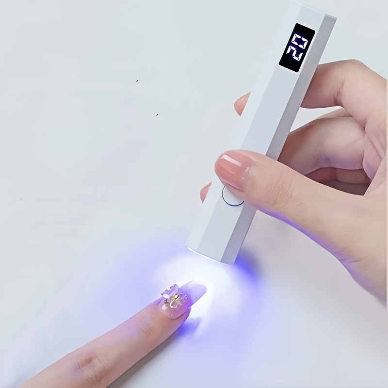  diy mini handheld gel nail polish curing lamp wireless fast and portable compact and easy to belt for home nail salons easy to travel high quality gifts Product details 5