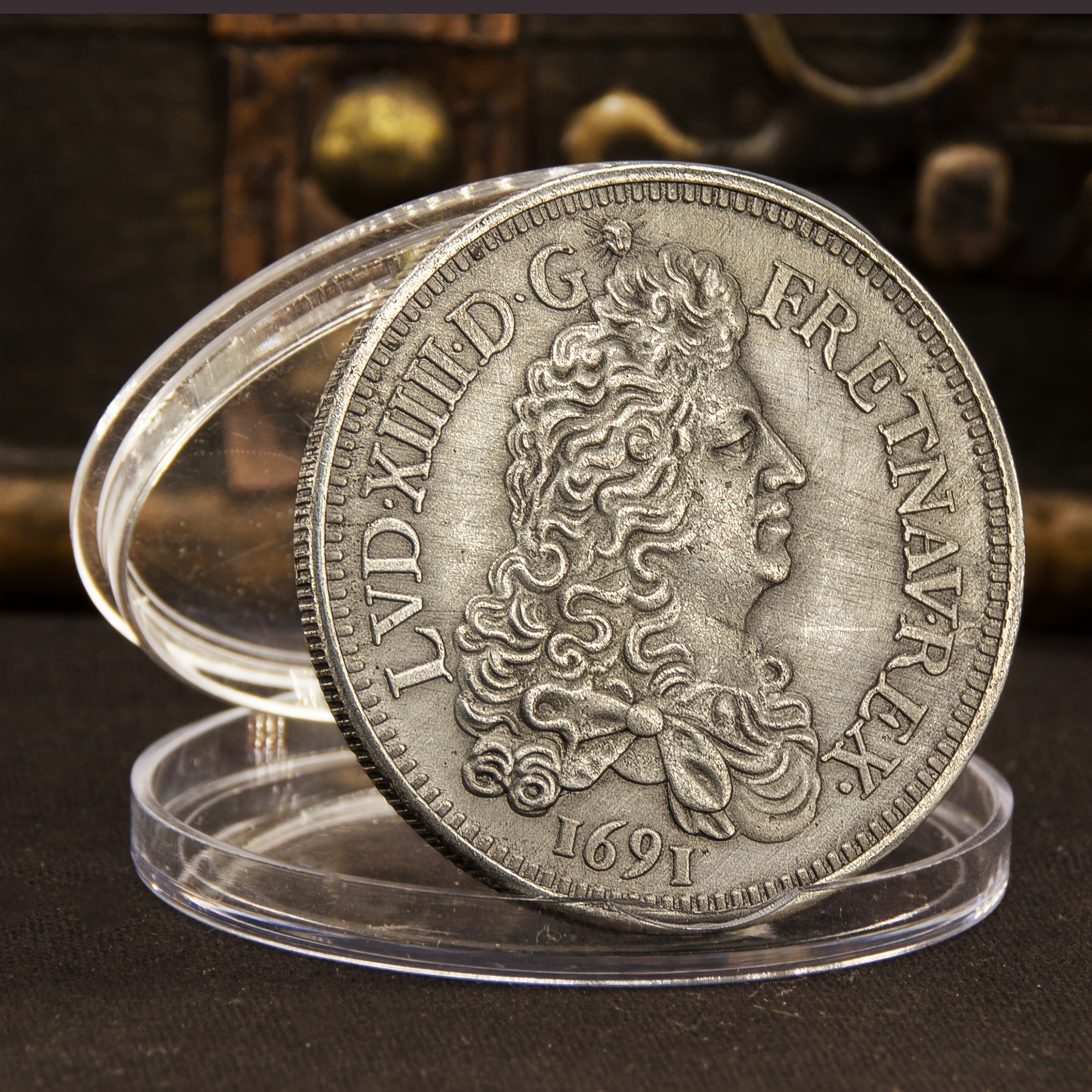 레플리카 코인 레플리카 1개 1691년 동전, 모조품, 기념판 장식용, 대중문화 테마, 크리스마스, 할로윈, 이스터, 추수감사절 선물에  적합한 기념판, 웰빙 코인 - 장난감&게임 - Temu
