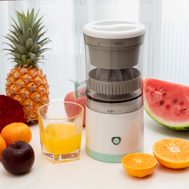 

A Portable Multifunctional Juicer, Automatically Juices And Separates - Fresh Orange Juice Cup With Usb Charging, Made Of Abs Material!