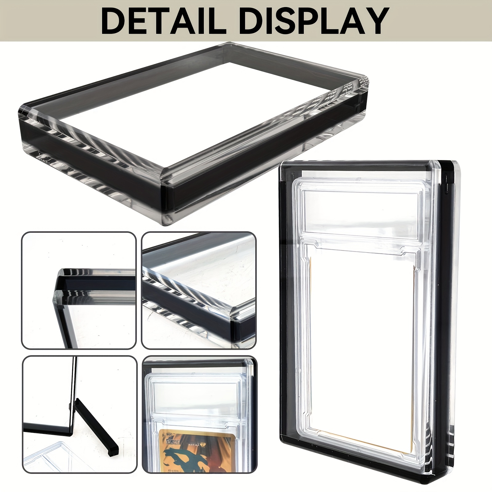 graded card slab display Slab Shield – Magnetic Graded Card Display Case with Kickstand for PSA –  CollectaBeast