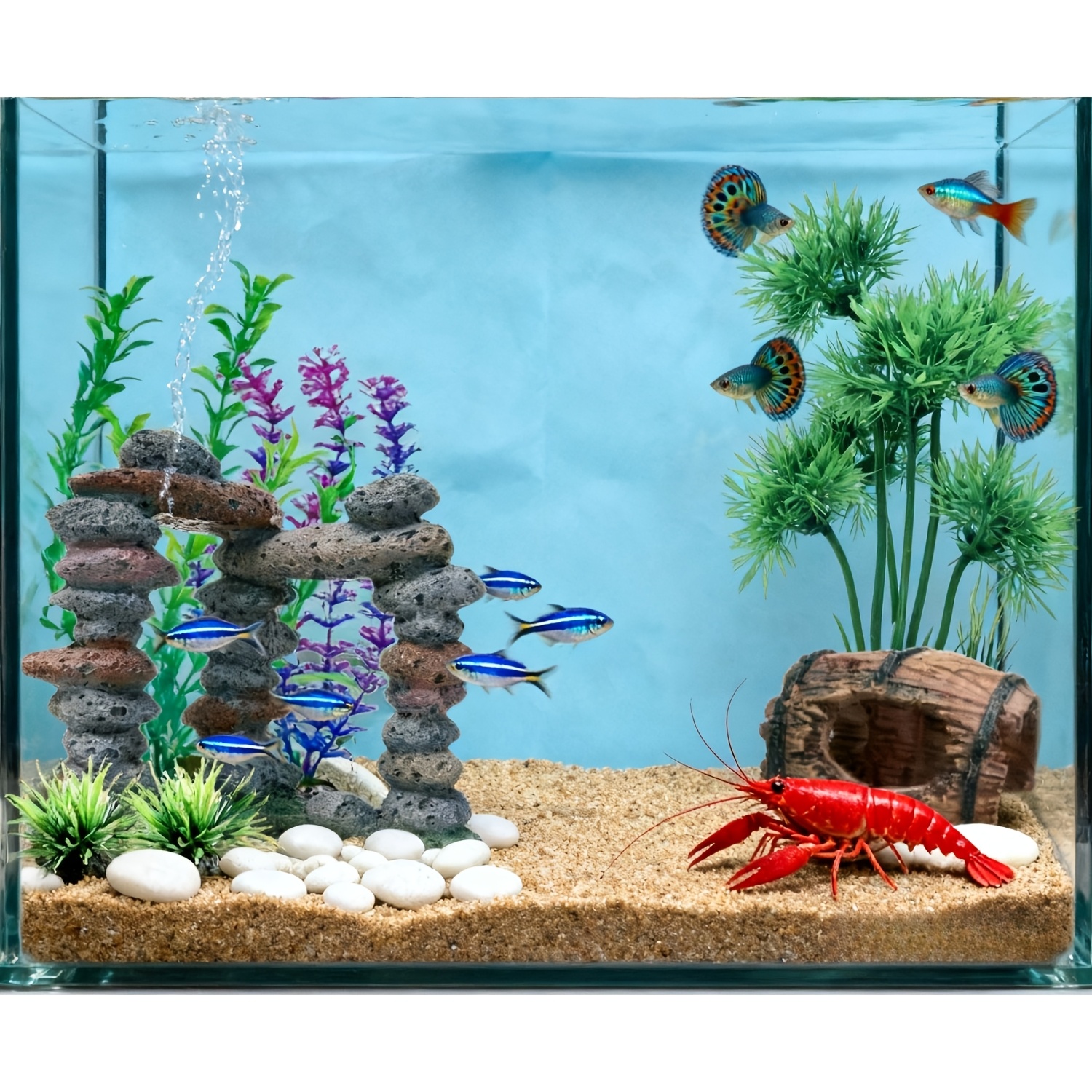 4pcs Natural Dead-Wood Aquarium Decorations Drift Fish Tank