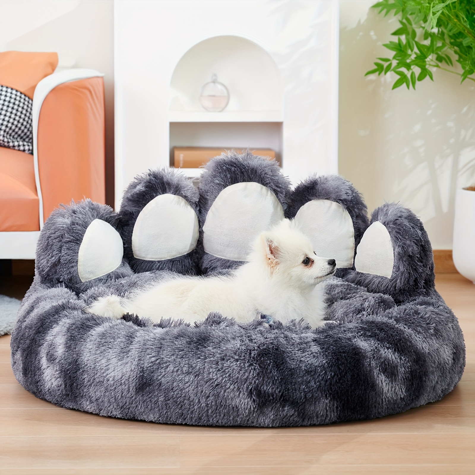 

Long Dog Bed Of Paw , Dog Bed For Small , Sleepping Pet Sofa Beds, Fur Cat Bed