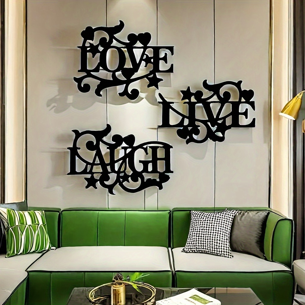 

Black Wall Art Decorations Elegant Metal Wall Emphasizes Aesthetic , Life, , Living Room, Bedroom, Kitchen And Art Decoration With Fluffy Silhouette