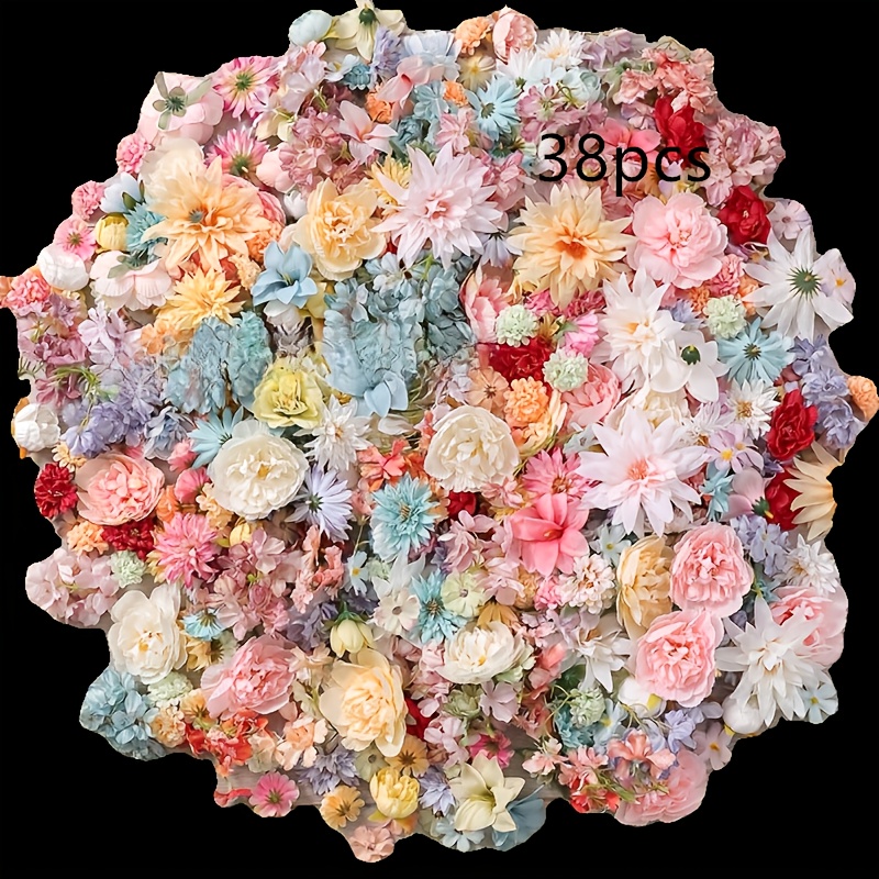 ZBHDEYG Set di 20 decorazioni per torte, fiori artificiali, strumento fotografico