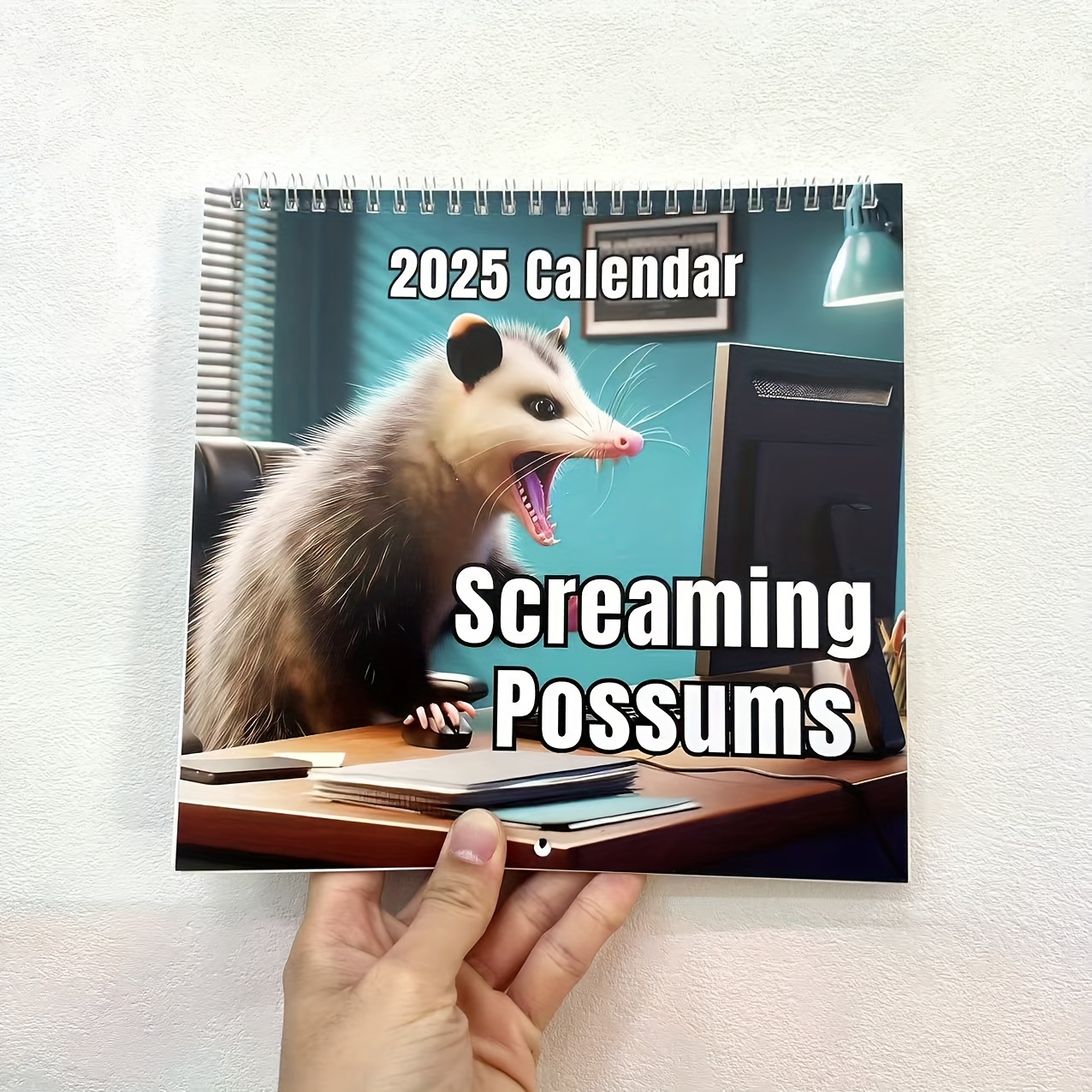 

1pc 2025 Screaming - Humorous And , And , English , Laminated, For , , And Colleagues