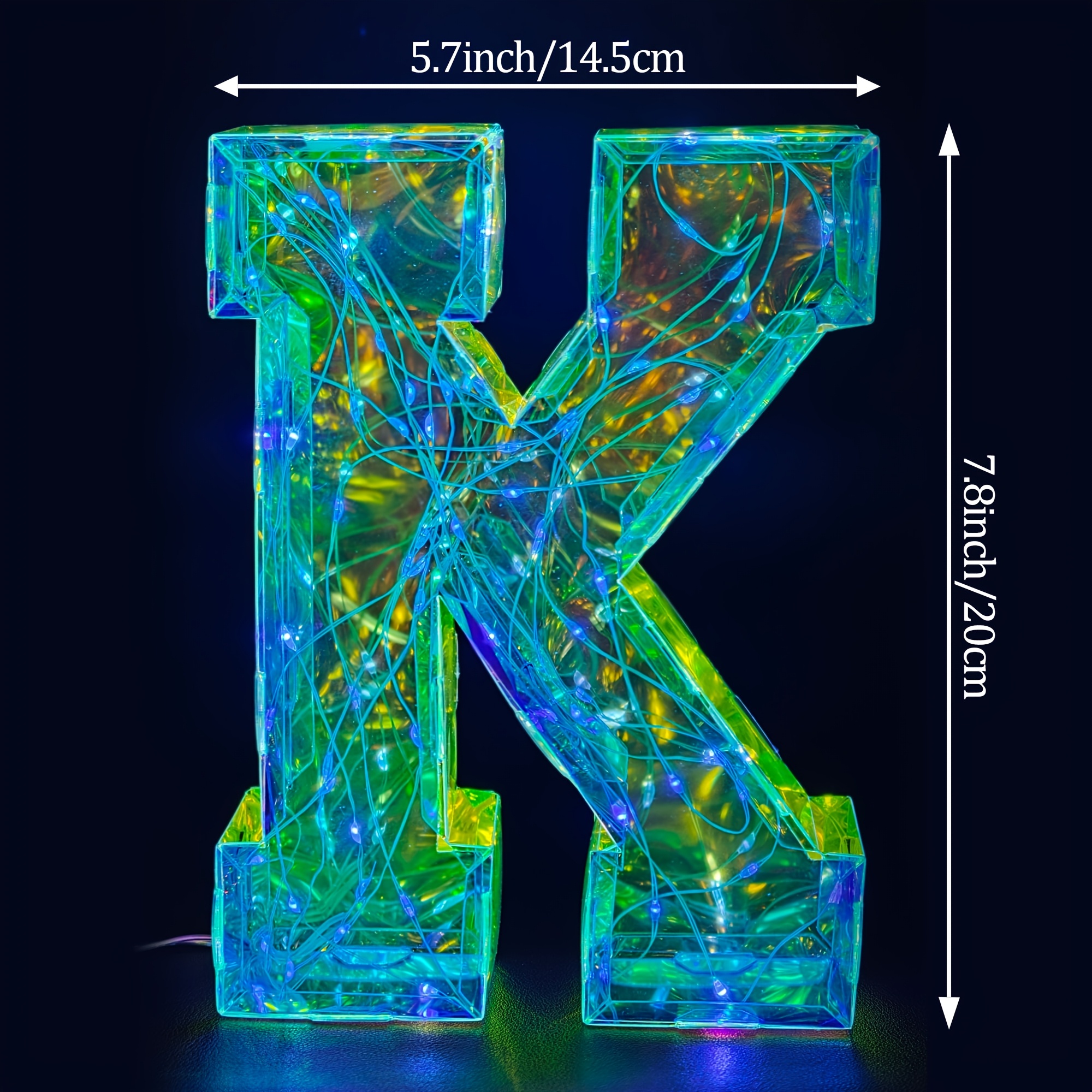 LED Color-Changing Letter and Number Lights