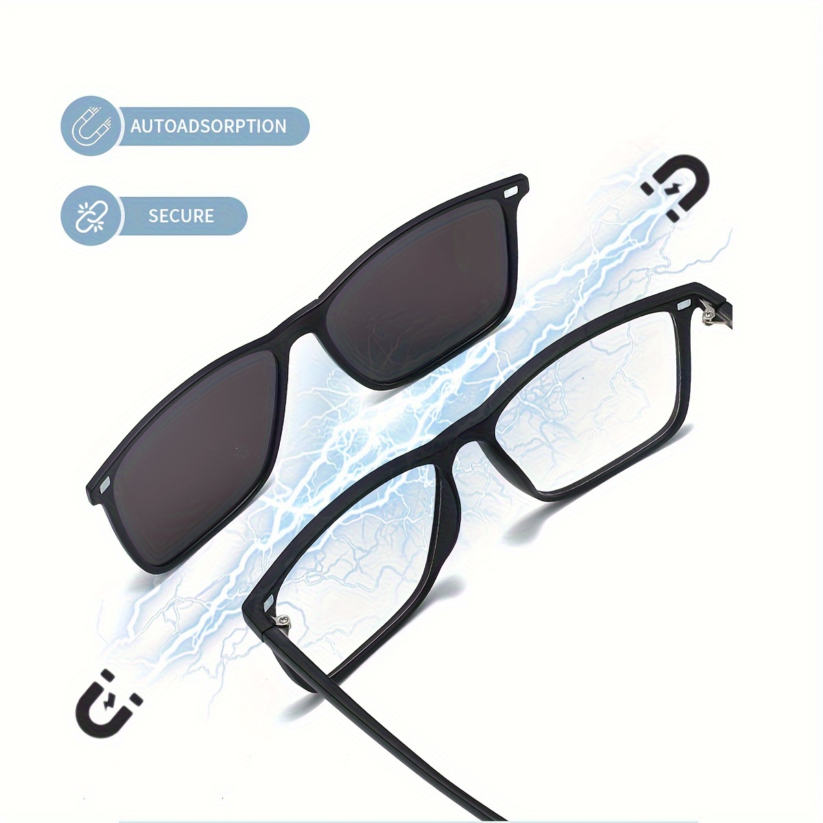 Magnetic Clip On Sunglasses