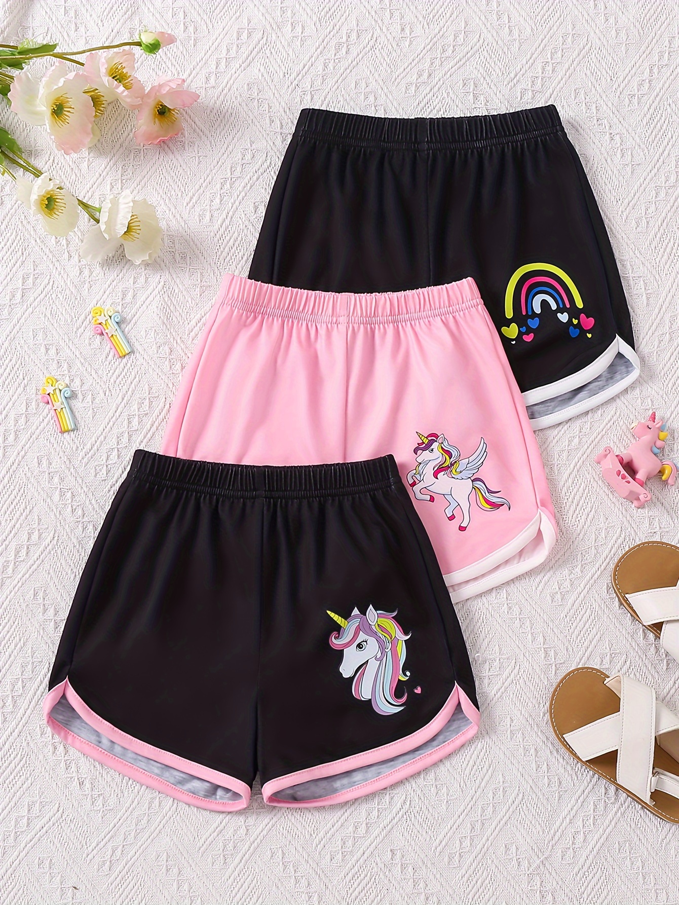 Soft Cotton Comfortable Underwear Shorts Children Girl Cute - Temu