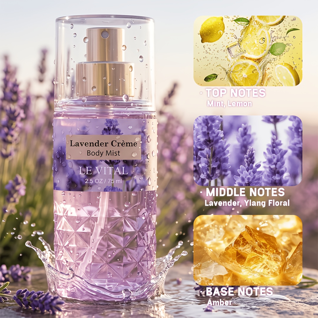 10 Flavors Of Women's Hair And Body Fragrance Spray - 2.5/8 Ounces, Women's Perfume, Lasting 6-8 Hours, Essential Item, Suitable for Daily Use Or Dates, A Surprise Gift, Suitable for Daily Received Gifts, Fashion Item, Birthday & Valentine's Day Gift