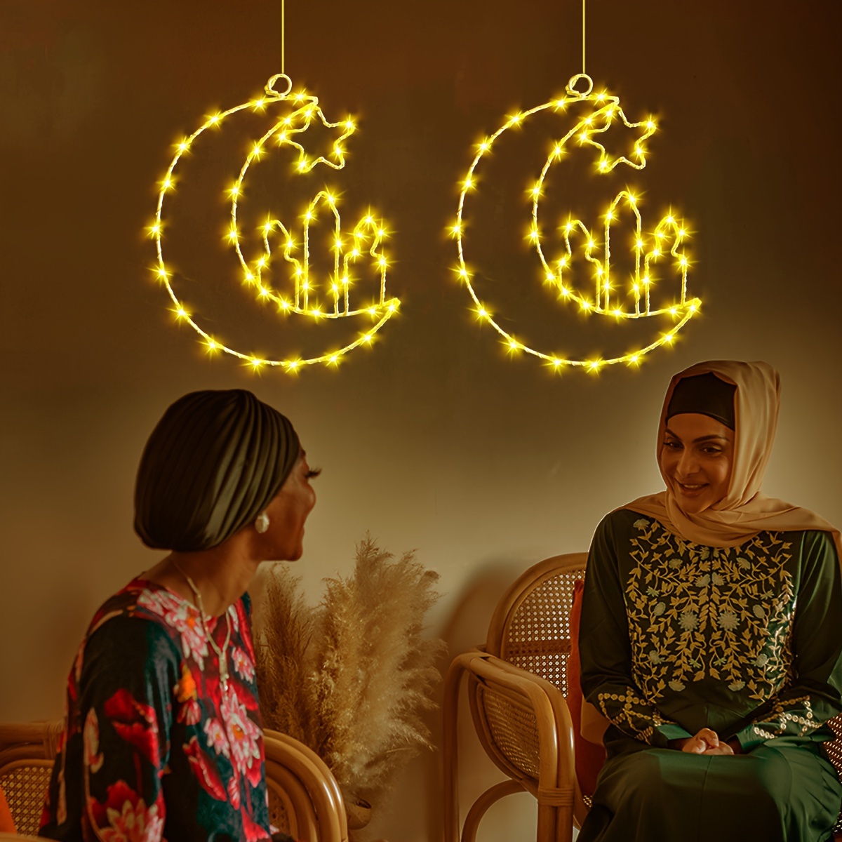 1 Pezzo Luce A Led Candela Appesa L'eid Decorazione Ramadan - Temu Italy