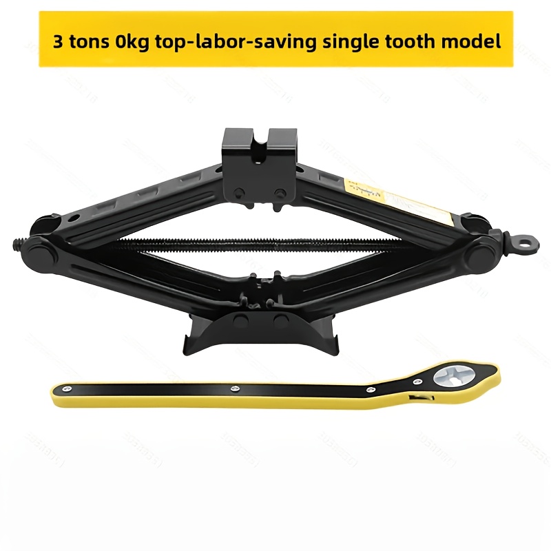 TEMU Car Jack, Small Car Tire Repair Tool Set, Lever-action Ratchet Jack, Hand Crank Jack, Portable And Convenient For Vehicle Use