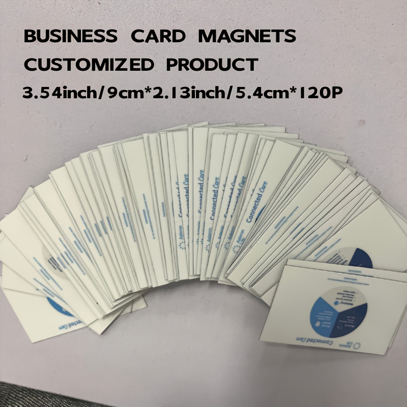TEMU Bulk Custom Magnetic Business Cards Suitable For Corporate Promotion, Agent Magnets, Wedding Fridge Magnets - Bulk Order Compatible For ,
