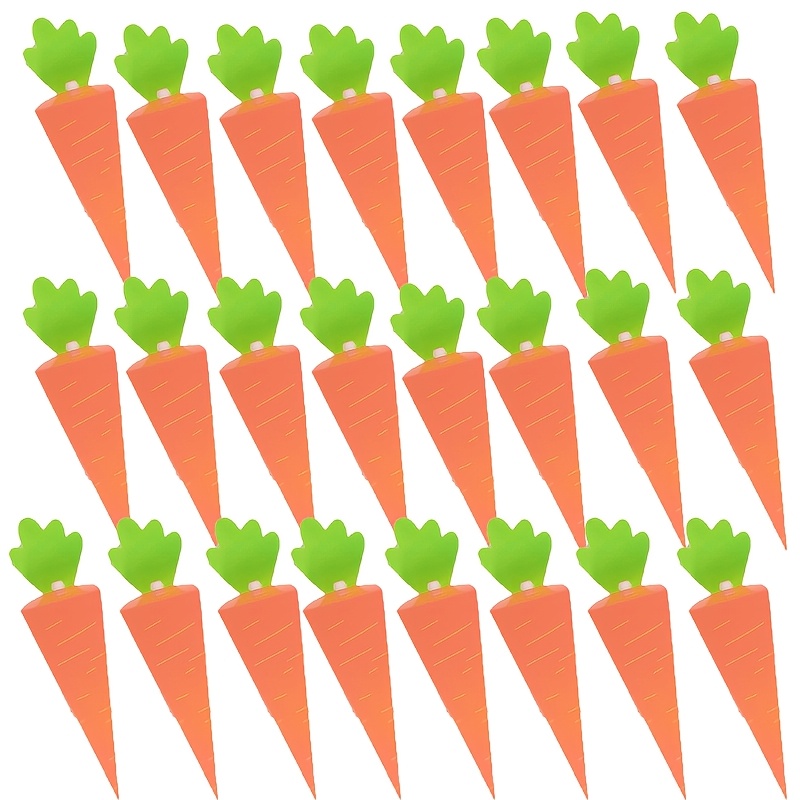 Image of Gift For Her/him 12/24pcs Easter Carrot-shaped Gift Box, Carrot Cardboard Box, Easter Paper Gift, Spring Gift Packaging For Easter, Sweet Decorations, Party Gift Supplies, No