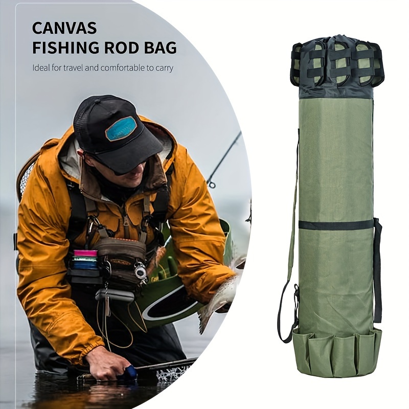 Fishing Rod Bag Large Capacity Tackle Storage Single - Temu