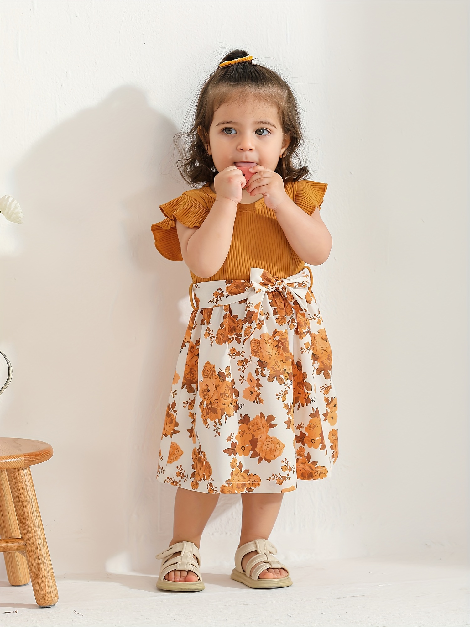 slim fit dress slacks Girls Toddler and Baby Dress in Burgundy Floral for Fall – Lisa Ann's  Creations main image 1