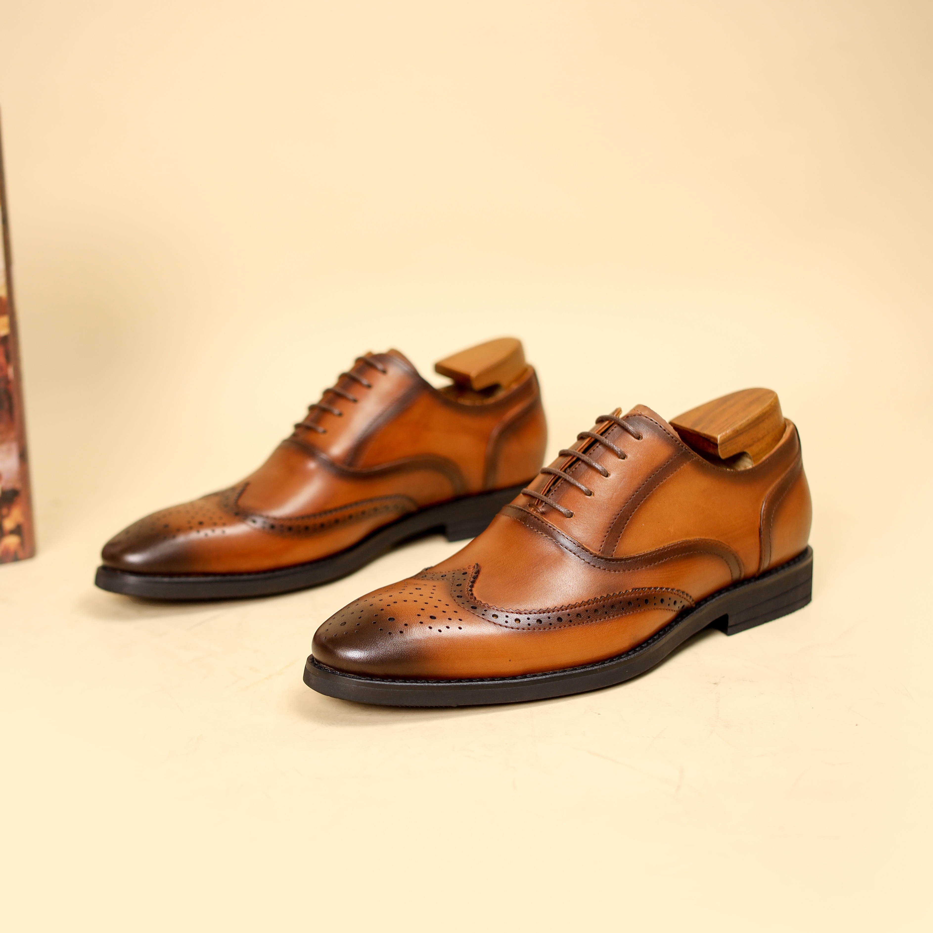 mens brogue dress shoes formal business oxford - Temu display picture 3