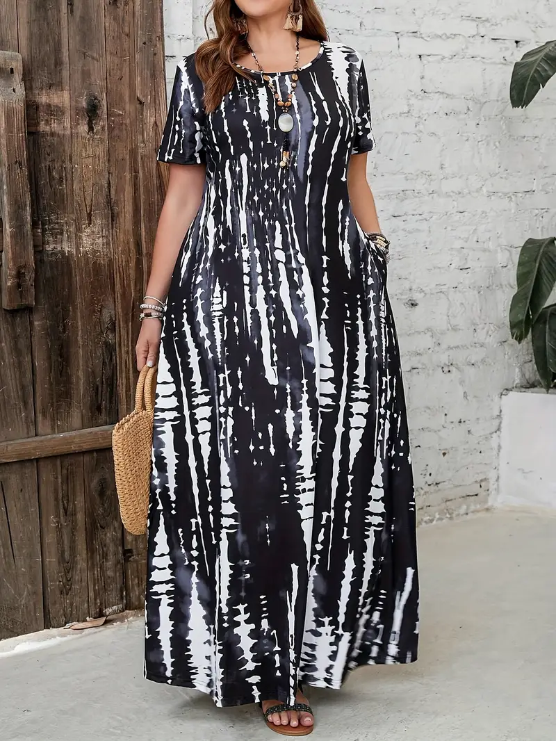 womens plus size summer casual tie dye a line maxi dress - Temu Ukraine womens plus size summer casual tie dye a line maxi dress - Temu Ukraine