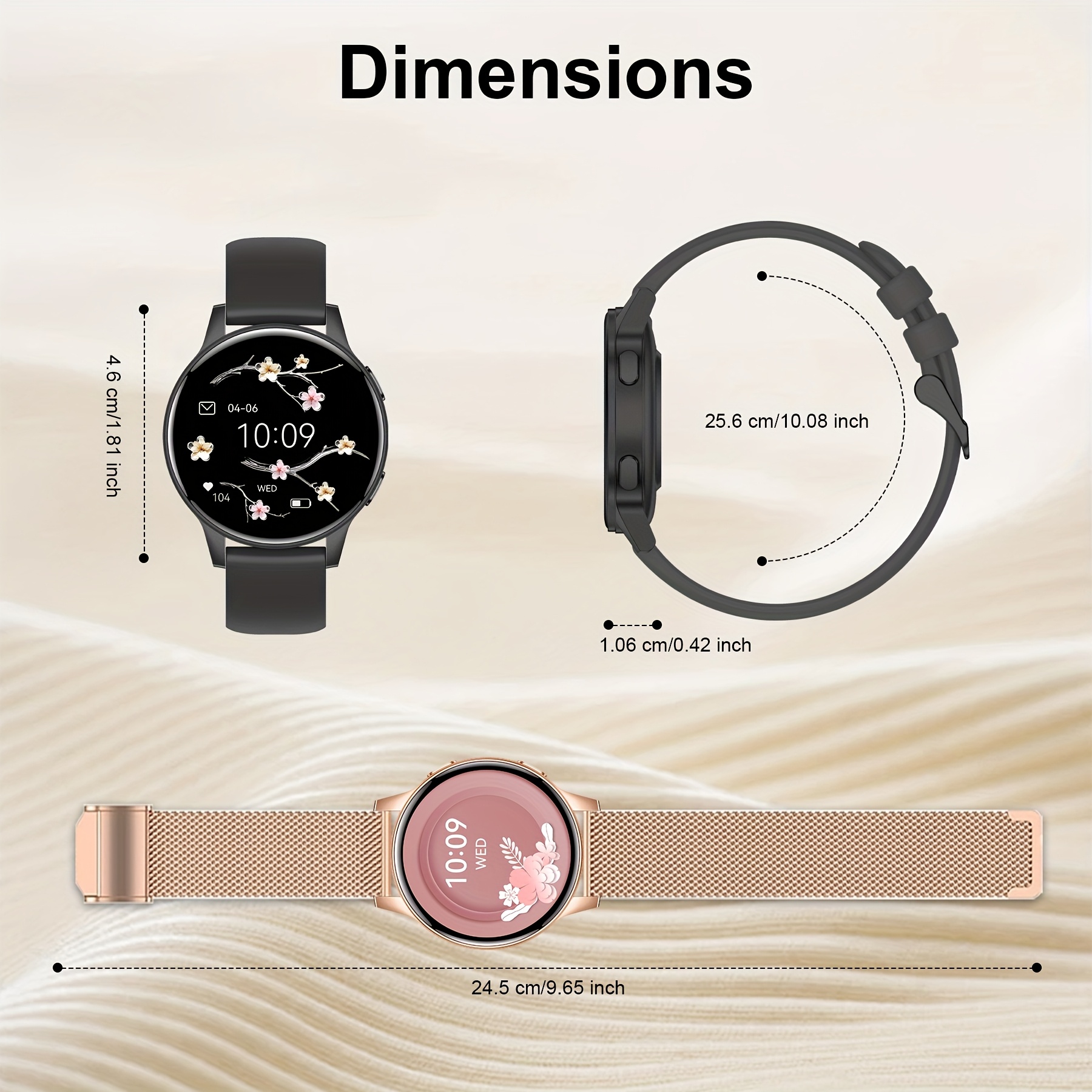 Smart Watch with HD Touchscreen and Voice Assistant