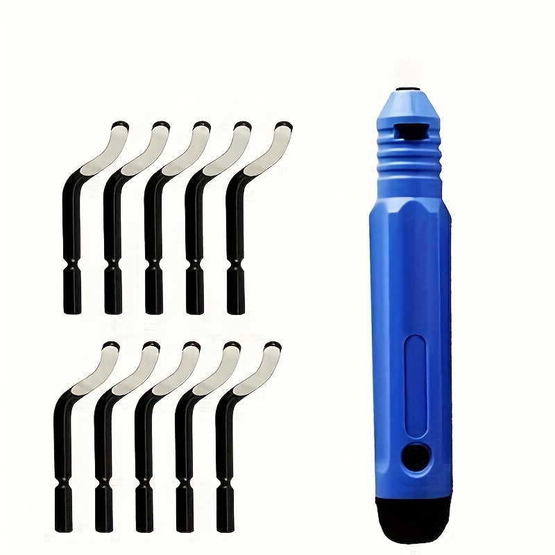 Image of Hand Burr Trimming Knife Scraper Chamfer Deburring Tool Deburring Cutters Set Burr Remover Hand Tool For Copper Tube Reamer Tool, Parts Wood Plastic Aluminum