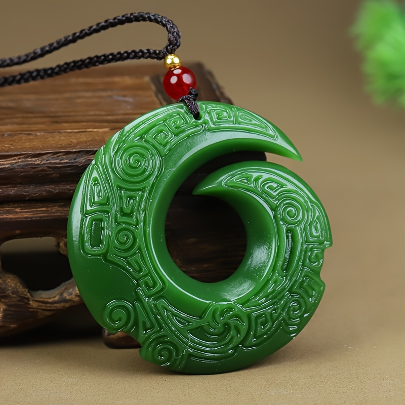 TEMU Natural Stone Pendant Ornament, Natural Charm, Unisex Fashion Pendant