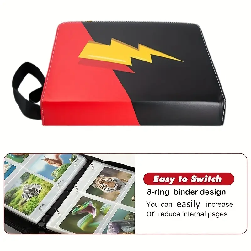 trading card 3 ring binder Amazon.com: PERFORMORE 9-Pocket Trading Card Binder Sleeves for 3 Ring Binders | Yugioh, Baseball, Pokemon, Sports Card Page Protector Sheets