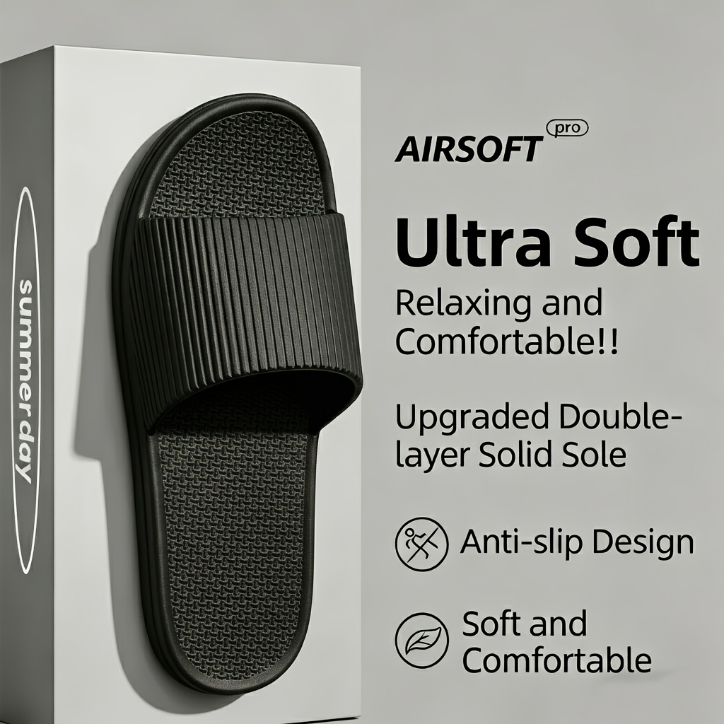 zapatillas de masaje modernas para mujer con soporte de  , sandalias   y cómodas, calzado para el hogar agradable  , zapatos de mujer