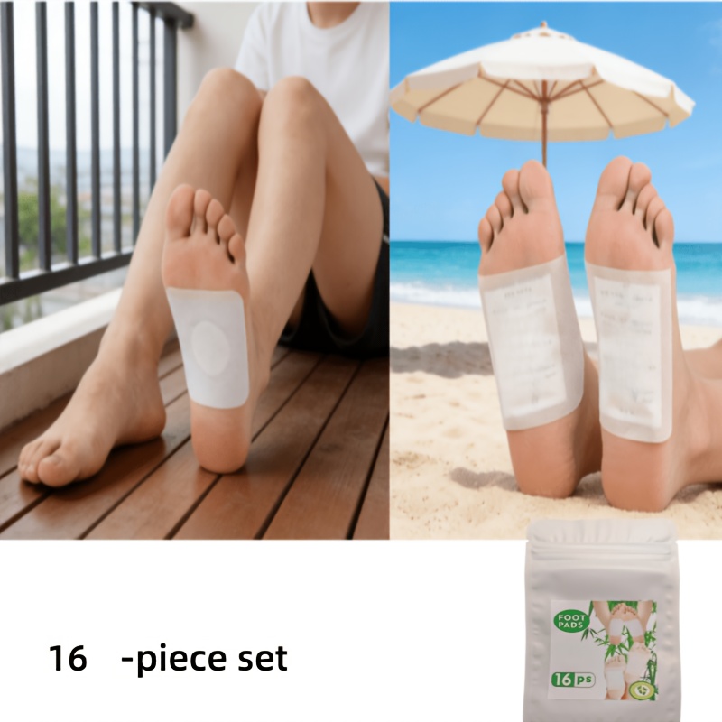 Image of 16pcs Set - Foot - Soft Mesh Material - For The Elderly And Busy - Suitable For Home, Office, And Gym - Unisex For All Ages - (no Electricity Required)