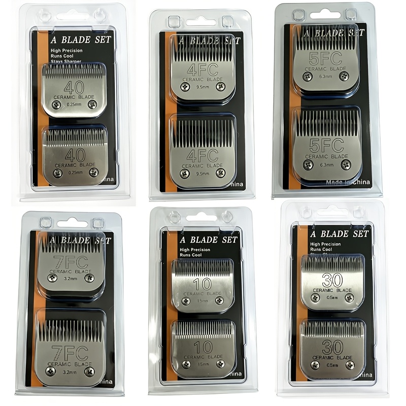 item picture 10 30 40 5fc 7fcdetachable pet clipper replacement   for   for   a5 for   series dog clipper made of ceramic blade stainless steel blade