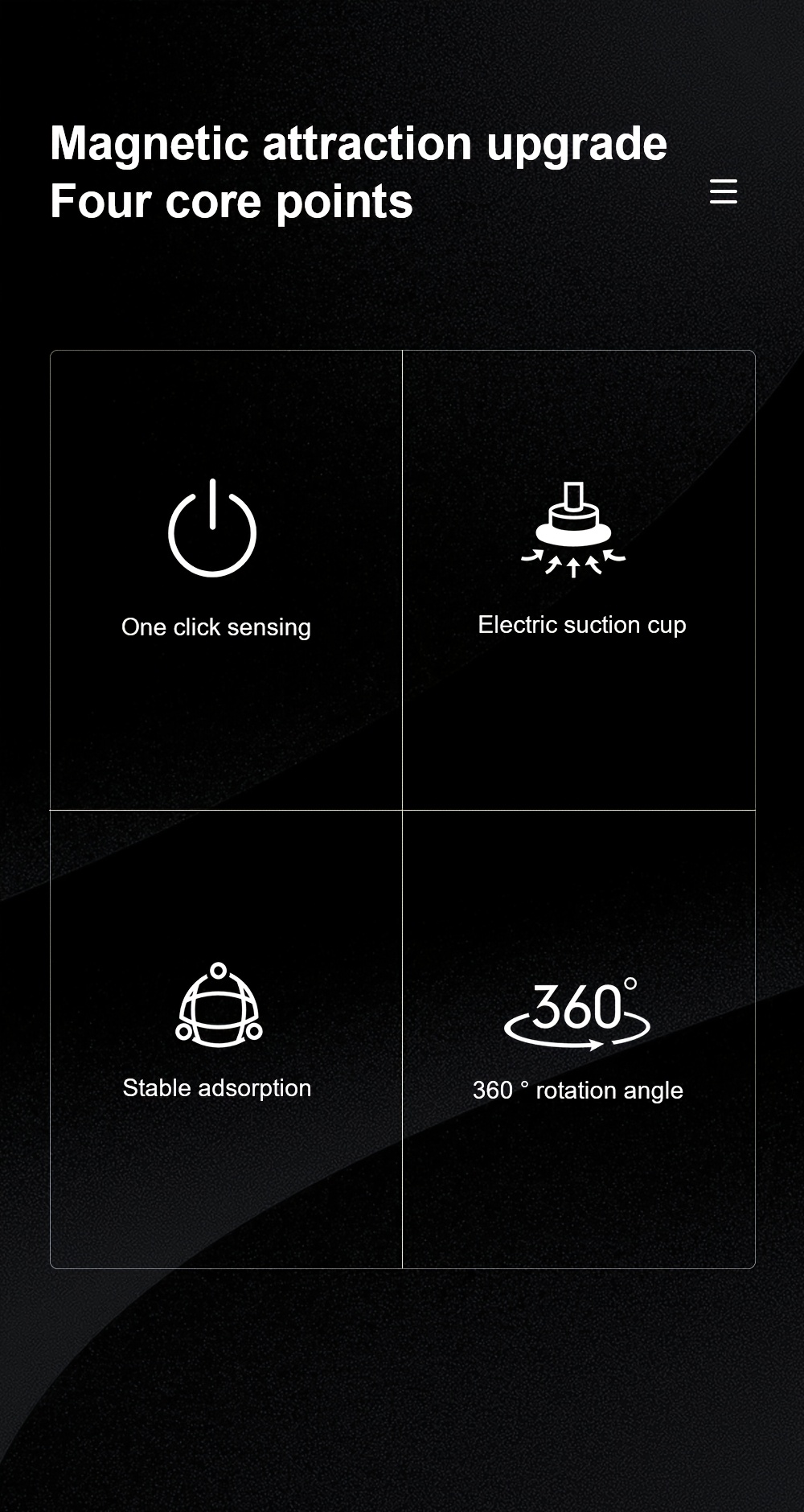 TASTYTI Upgraded Magnetic Phone Holder with 360° Rotation & Retractable Design - Heavy-Duty Aluminum Alloy, Vacuum Suction Cup, Wall/Mount/Car/Truck/Desk Mount, Portable Phone Stand For Car, Gym, Office, Home - Compatible With All Phones